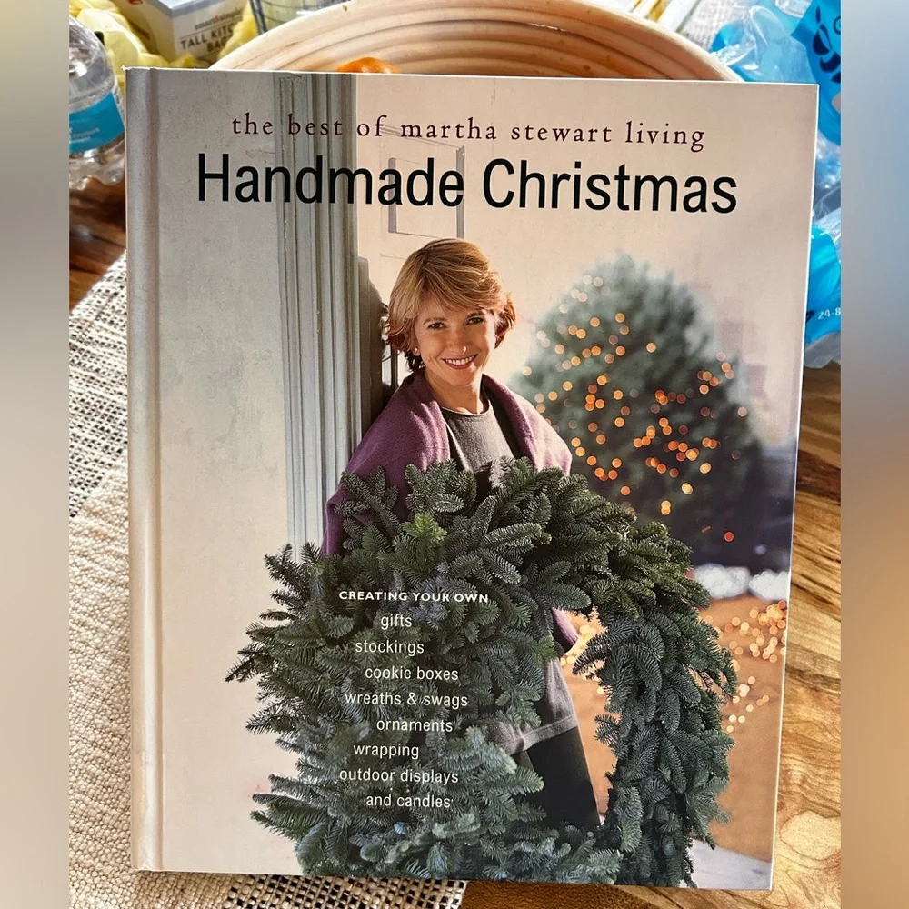 Martha Stewart Vintage Hardcover Book Handmade Christmas Craft Book Holiday